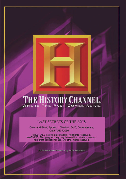 Last Secrets of the Axis (MOD) (DVD MOVIE)
