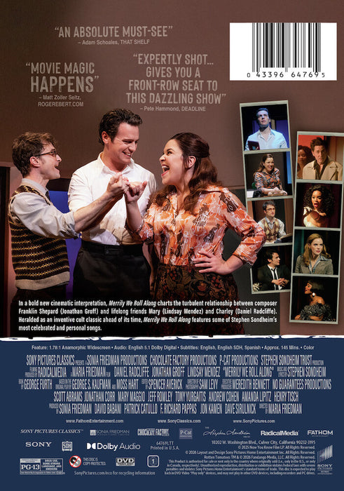 Merrily We Roll Along (MOD) (DVD MOVIE)