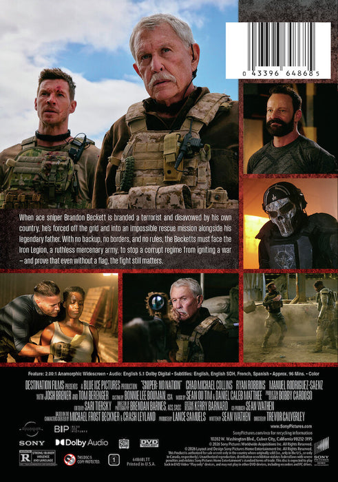 Sniper: No Nation (MOD) (DVD MOVIE)