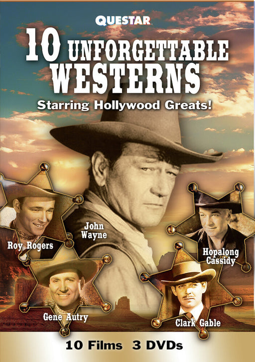 10 Unforgettable Westerns 3 pk. (MOD) (DVD Movie) - movie cover art