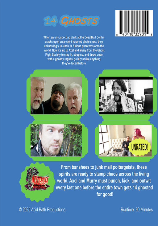 14 Ghosts (MOD) (DVD Movie) - back cover art