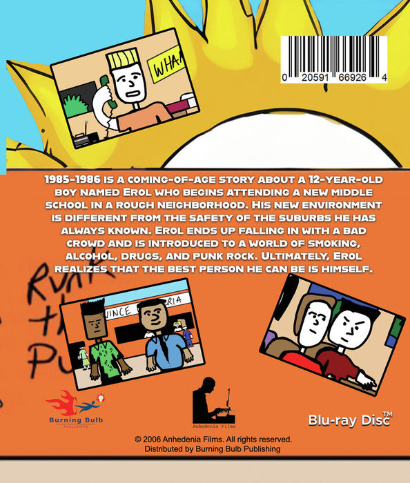 1985 - 1986 (MOD) (BluRay Movie) - back cover art