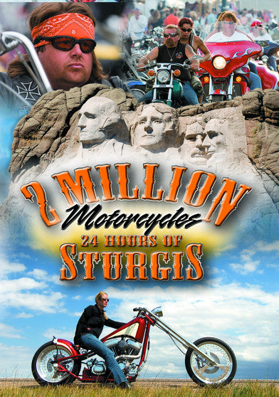 2 Million Motorcycles 24 Hours of Sturgis (MOD) (DVD Movie) - movie cover art
