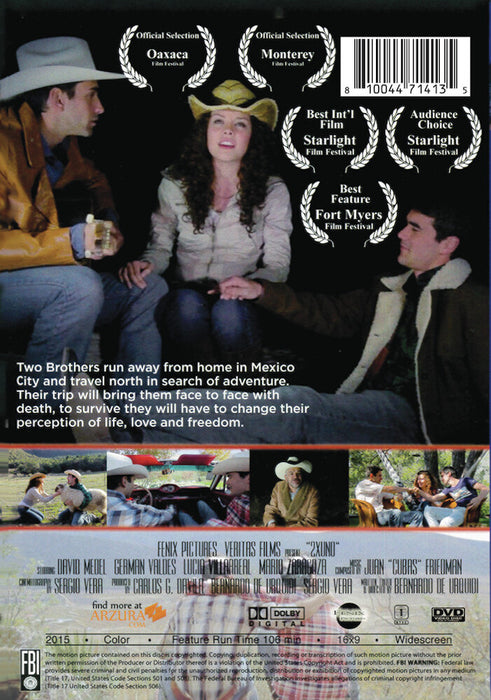 2XUNO (MOD) (DVD Movie) - back cover art