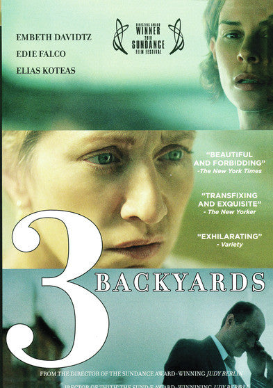 3 Backyards (MOD) (DVD Movie) - movie cover art
