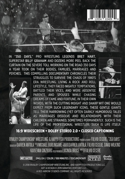 350 Days (MOD) (DVD Movie) - back cover art