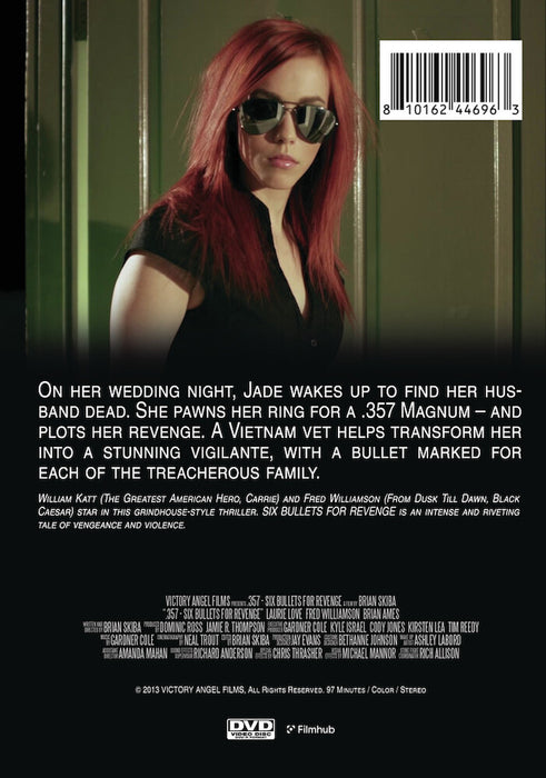 .357: Six Bullets for Revenge (MOD) (DVD Movie) - back cover art