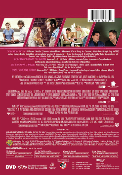 4 Film Favorite: Modern Romances Collection (MOD) (DVD Movie) - back cover art