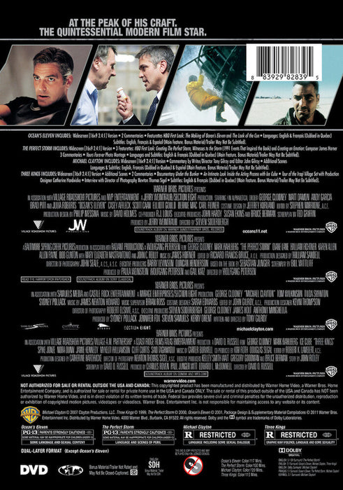 4 Film Favorites: George Clooney (MOD) (DVD Movie) - back cover art