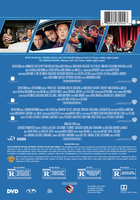 4 Film Favorites: Jason Sudeikis (MOD) (DVD Movie) - back cover art