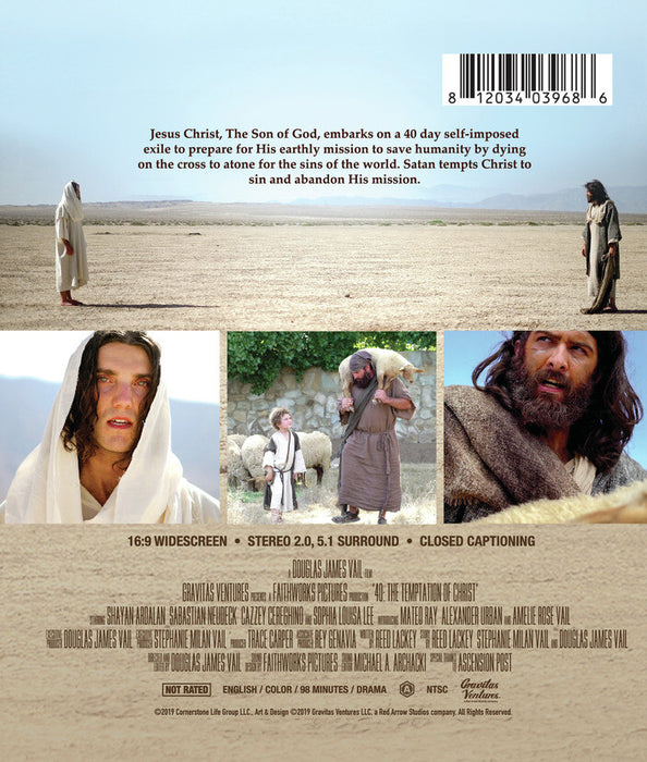 40: The Temptation of Christ (MOD) (BluRay Movie) - back cover art