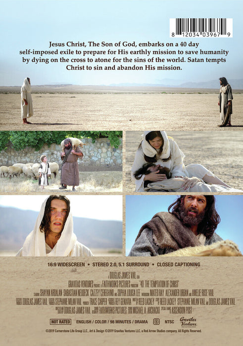 40: The Temptation of Christ (MOD) (DVD Movie) - back cover art