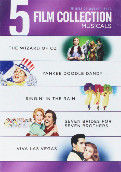 5 Film Collection Musicals DVD - movie cover art