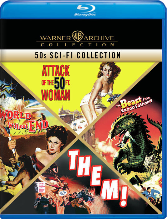 50s SCI-FI - 4 Film Collection (MOD) (BluRay Movie) - movie cover art