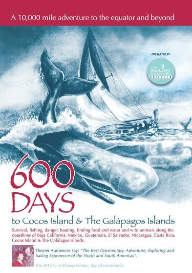 600 Days to Cocos Island & 600 Days to Cocos & the Galapagos Islands (MOD) (DVD Movie) - movie cover art