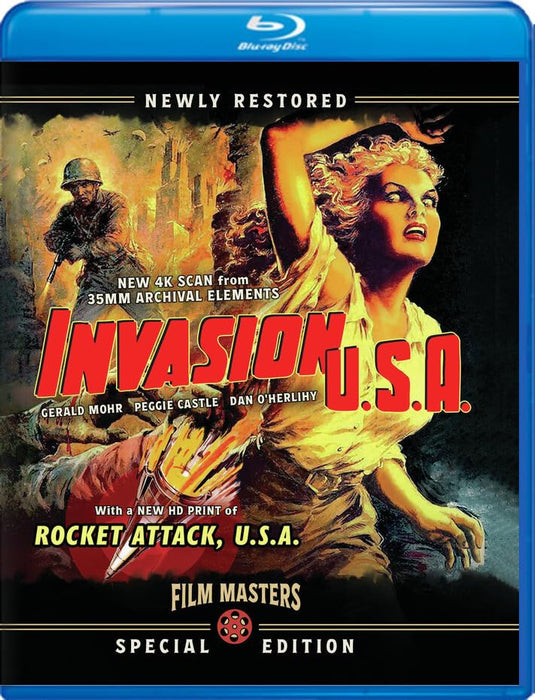 Invasion, U.S.A. (1952) with bonus film, Rocket Attack U.S.A. (1960) (MOD) (BluRay MOVIE)