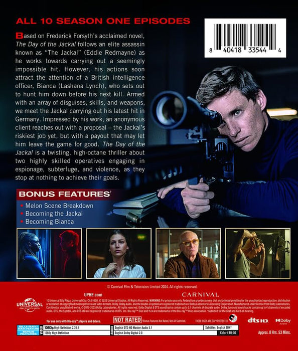 The Day of the Jackal: Season One (MOD) (BluRay Movie)