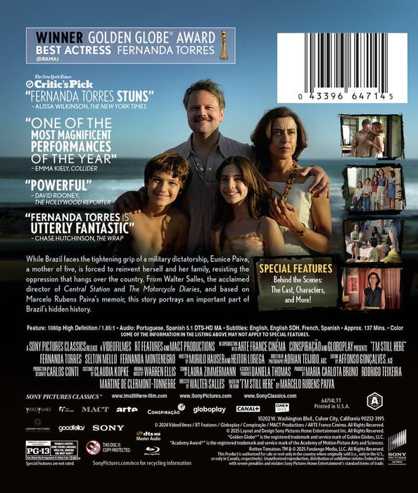 I'm Still Here (MOD) (BluRay Movie) - back cover art