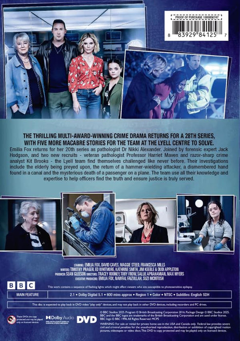 Silent Witness: Season 28 (MOD) (DVD Movie) - back cover art