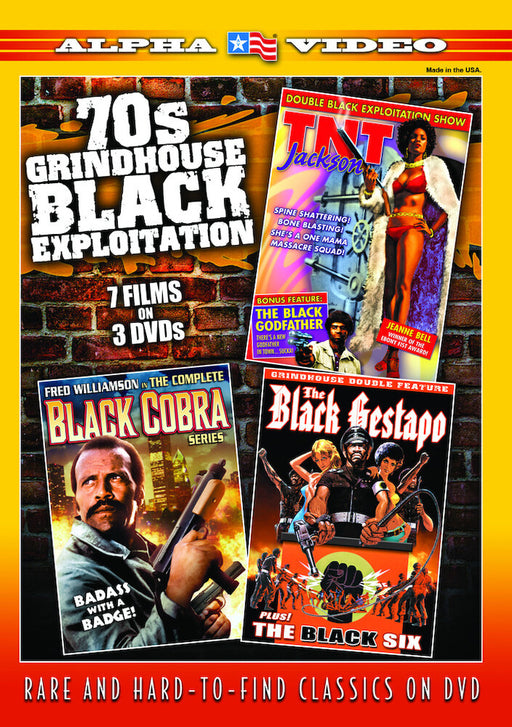 70s Grindhouse Black Exploitation (3 (MOD) (DVD Movie) - movie cover art