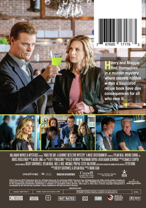 Roux The Day: A Gourmet Detective Mystery (MOD) (DVD Movie) - back cover art