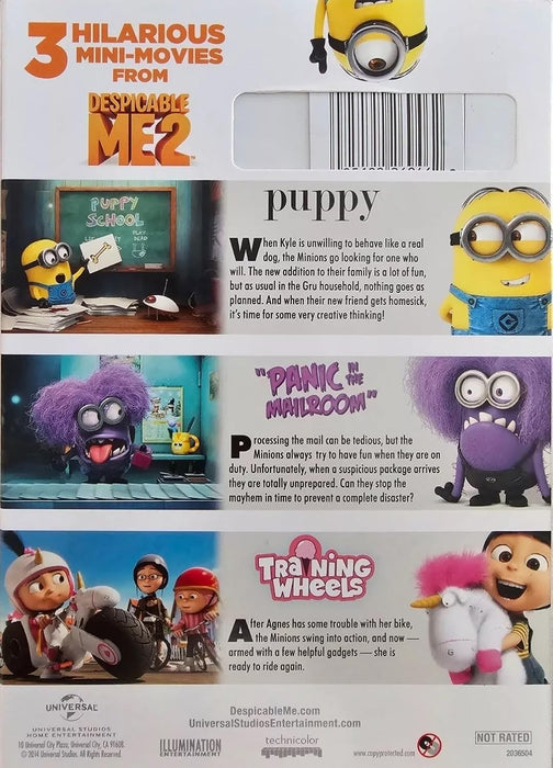 Despicable Me 2: 3 Mini Movies (DVD MOVIE)