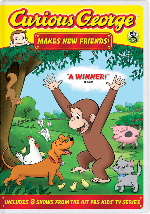 Curious George: Makes New Friends (DVD MOVIE)