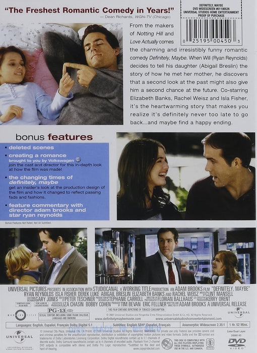 Definitely Maybe (DVD MOVIE)
