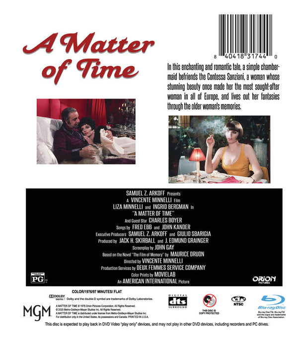 A Matter of Time (MOD) (BluRay MOVIE)
