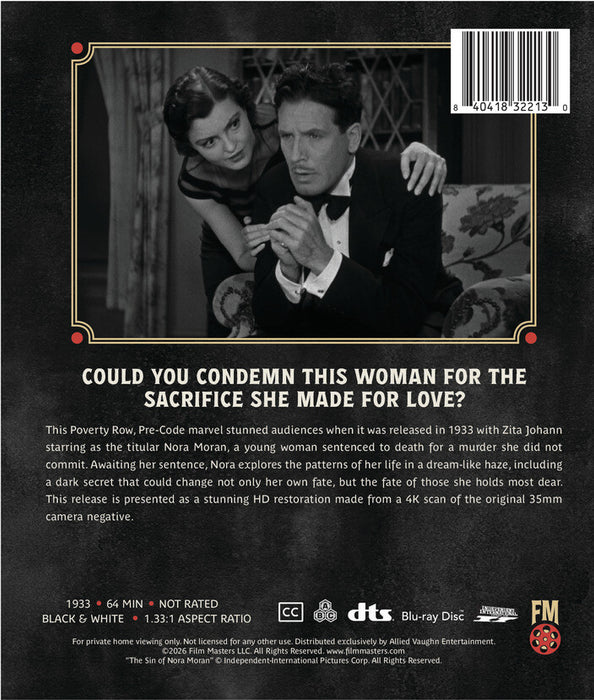 The Sin of Nora Moran (1933) (MOD) (BluRay MOVIE)