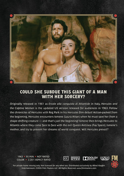Hercules and the Captive Women (1961) (MOD) (DVD MOVIE)