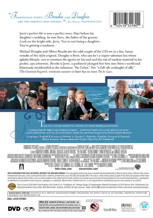 The In-Laws (2003) (MOD) (DVD MOVIE)