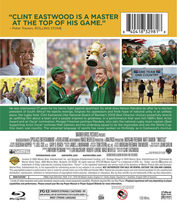 Invictus (MOD) (BluRay MOVIE)
