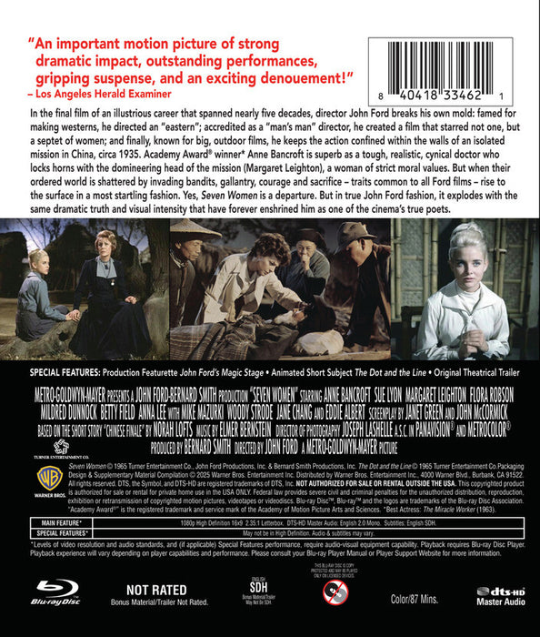 Seven Women (MOD) (BluRay MOVIE)