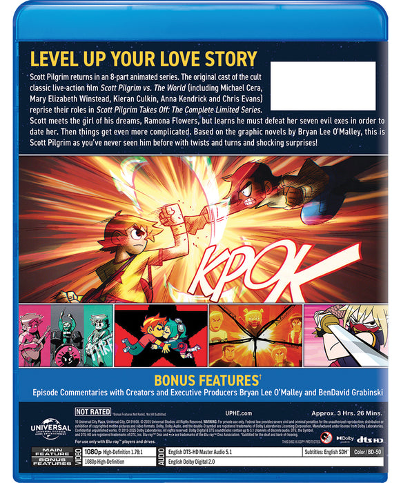 Scott Pilgrim Takes Off: The Complete Limited Series (MOD) (BluRay MOVIE)