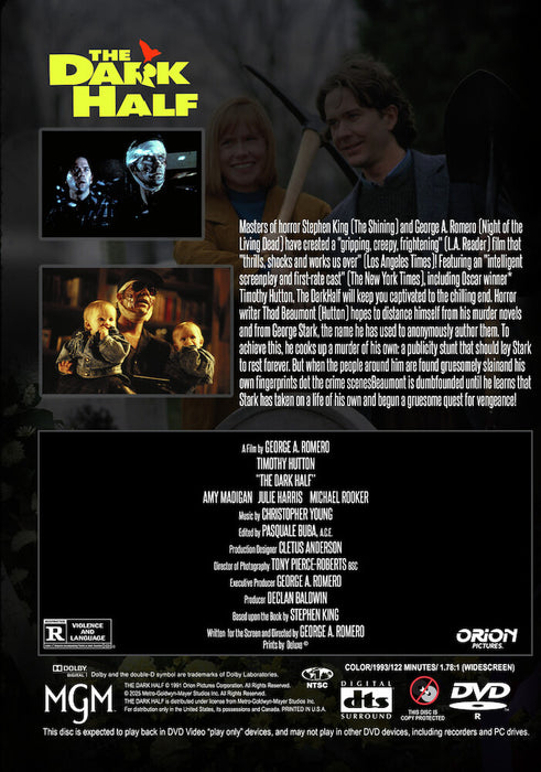The Dark Half (MOD) (DVD MOVIE)