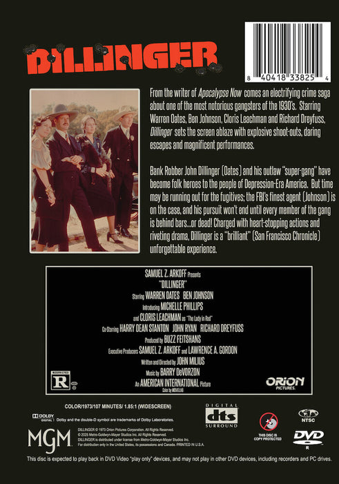Dillinger (MOD) (DVD MOVIE)