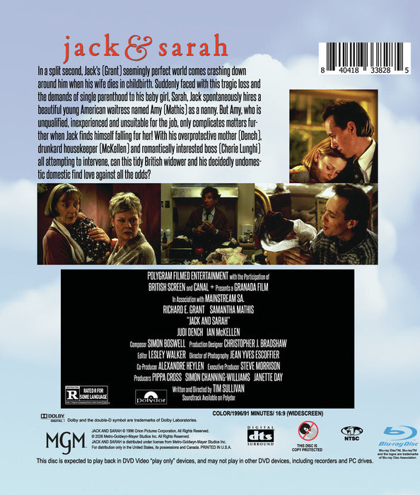 Jack & Sarah (MOD) (BluRay MOVIE)