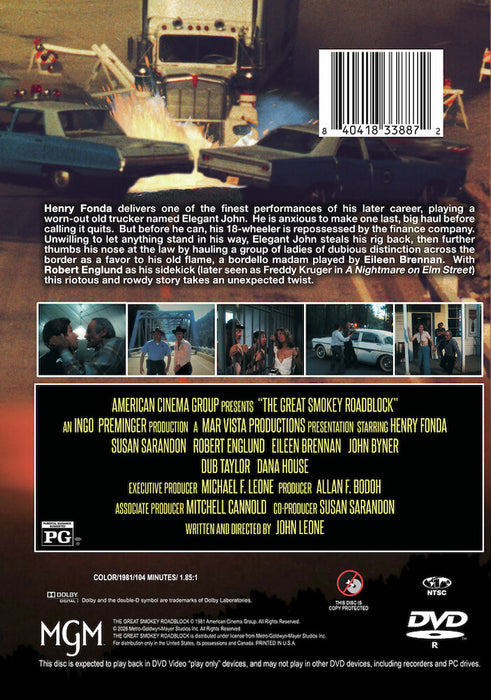 The Great Smokey Roadblock (MOD) (DVD MOVIE)