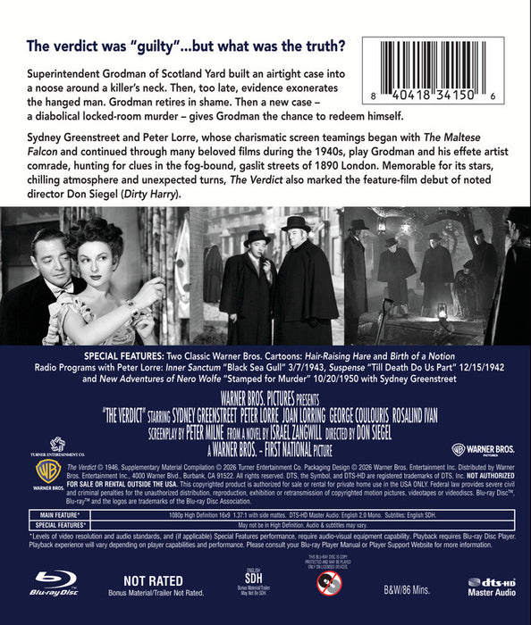 The Verdict (1946) (MOD) (BluRay MOVIE)