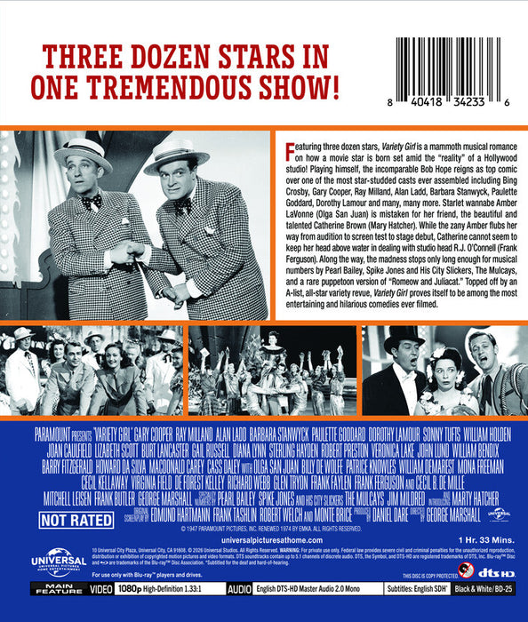Variety Girl (MOD) (BluRay MOVIE)