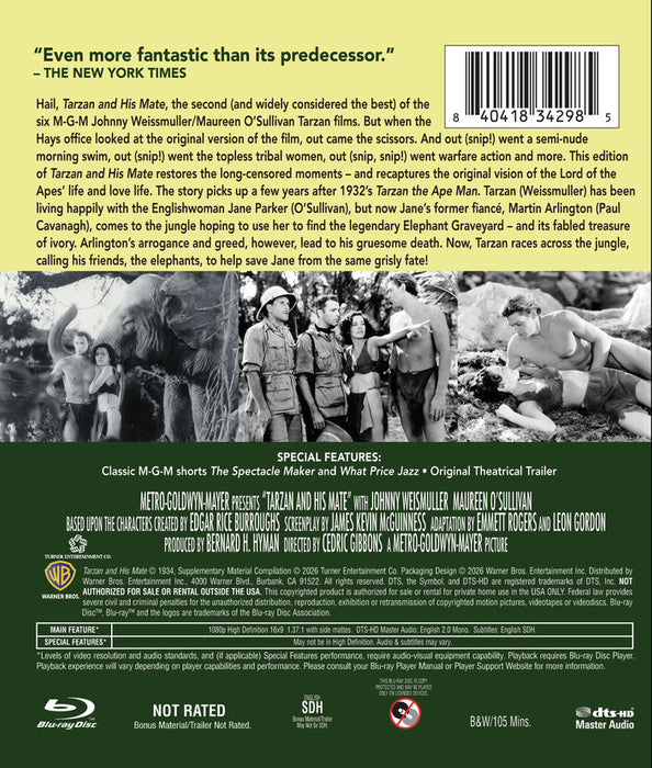 Tarzan and His Mate (MOD) (BluRay MOVIE)