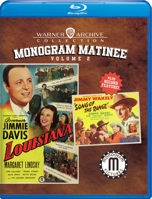 Monogram Matinee Vol. 2 - Louisiana and Song of the Range (MOD) (BluRay MOVIE)