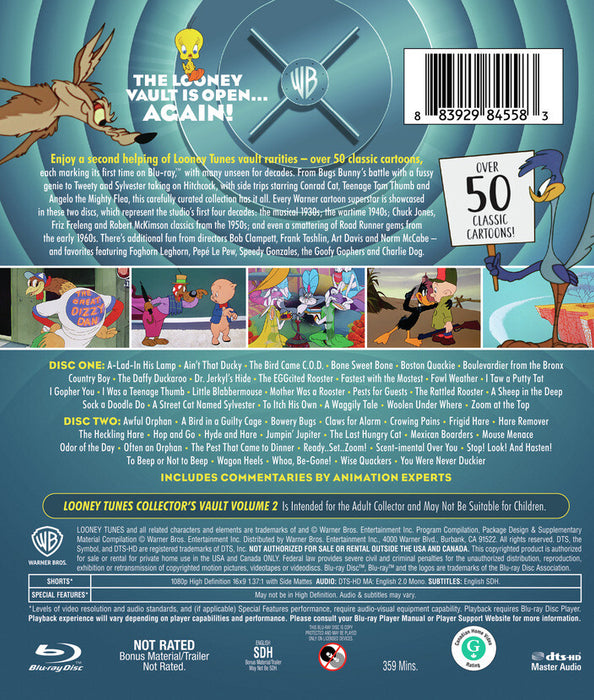 Looney Tunes Collector's Vault - Volume 2 (MOD) (BluRay MOVIE)