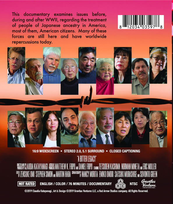 A Bitter Legacy (MOD) (BluRay Movie) - back cover art