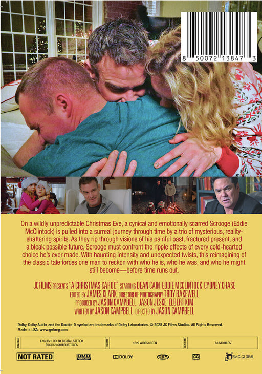 A Christmas Carol (MOD) (DVD Movie) - back cover art