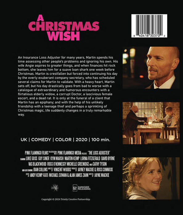 A Christmas Wish (MOD) (BluRay Movie) - back cover art