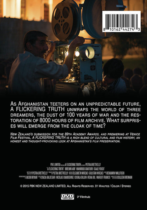 A Flickering Truth (MOD) (DVD Movie) - back cover art