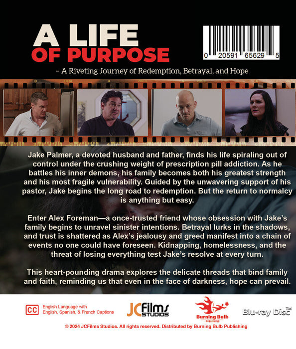 A Life of Purpose (MOD) (BluRay Movie) - back cover art