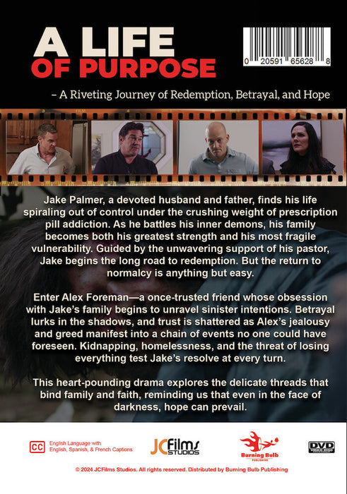 A Life of Purpose (MOD) (DVD Movie) - back cover art